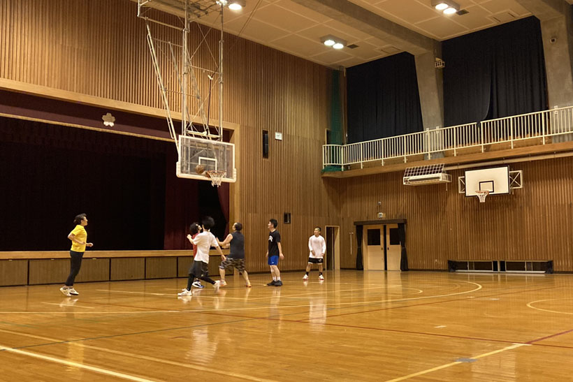 十数年ぶりのバスケットボール。