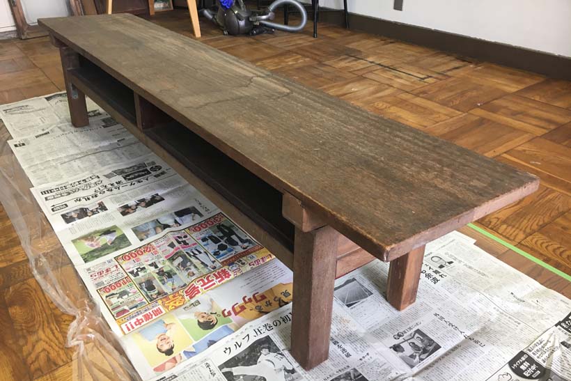 家具リフォーム、着手前。