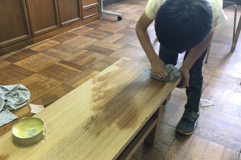 家具リフォーム、塗装。